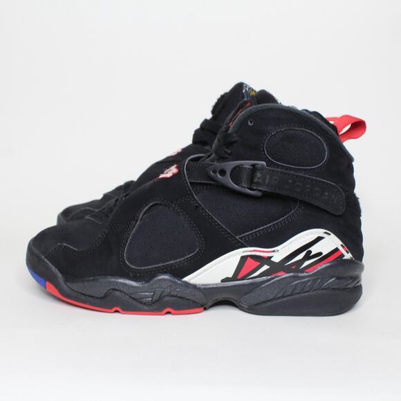 Nike Air Jordan 8 Retro Playoff Black Blue Red 305368-062 Youth Size 5Y - Picture 3 of 7